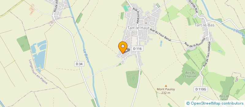 localisation de l'entreprise MADAME ISABELLE DEROUSSIAUX  TART