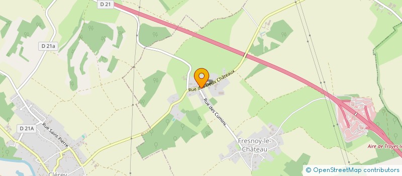 localisation de l'entreprise MADAME ISABELLE DERVIN  FRESNOY-LE-CHATEAU