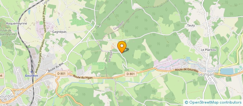 localisation de l'entreprise MADAME ISABELLE DESBOIS  LE VIGAN