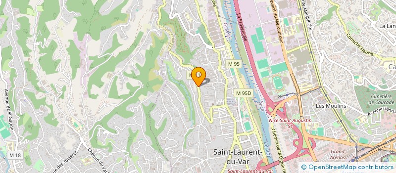 localisation de l'entreprise MADAME ISABELLE DESCAMPS à SAINT-LAURENT-DU-VAR