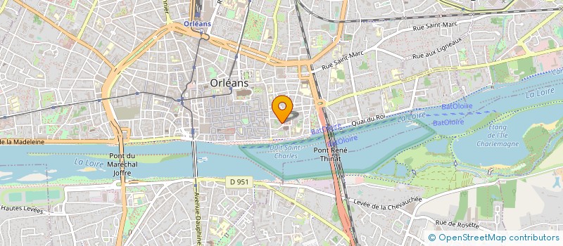 localisation de l'entreprise MADAME ISABELLE DESCHAMPS à ORLEANS