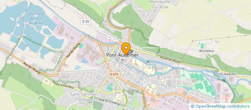 localisation de l'entreprise MADAME ISABELLE DESCHAMPS à PONT-AUDEMER