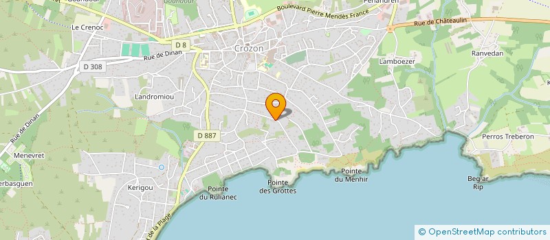 localisation de l'entreprise MADAME ISABELLE DESCHAMPS à CROZON
