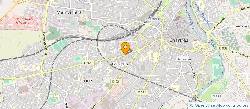 localisation de l'entreprise MADAME ISABELLE DESDOIGTS à CHARTRES