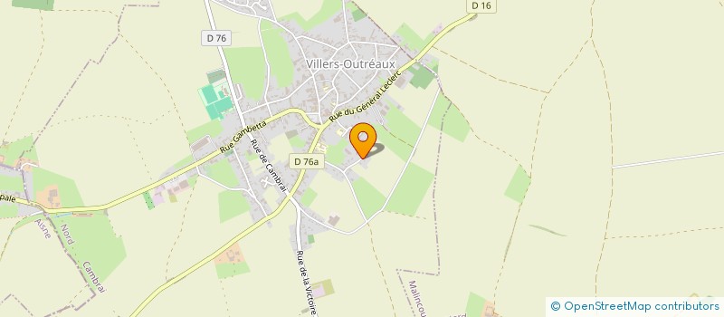 localisation de l'entreprise MADAME ISABELLE DESENNE  VILLERS-OUTREAUX