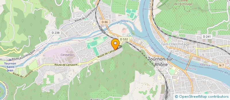 localisation de l'entreprise MADAME ISABELLE DESFONDS à TOURNON-SUR-RHONE