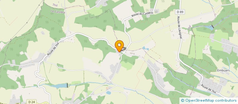 localisation de l'entreprise MADAME ISABELLE DESIMPLE  LE CASTERA