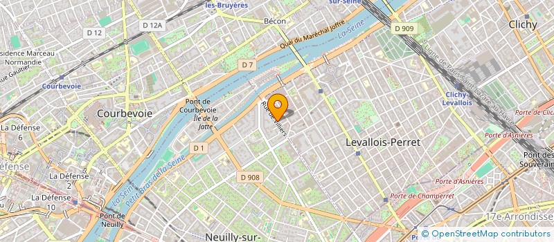 localisation de l'entreprise MADAME ISABELLE DESORMEAUX à LEVALLOIS-PERRET