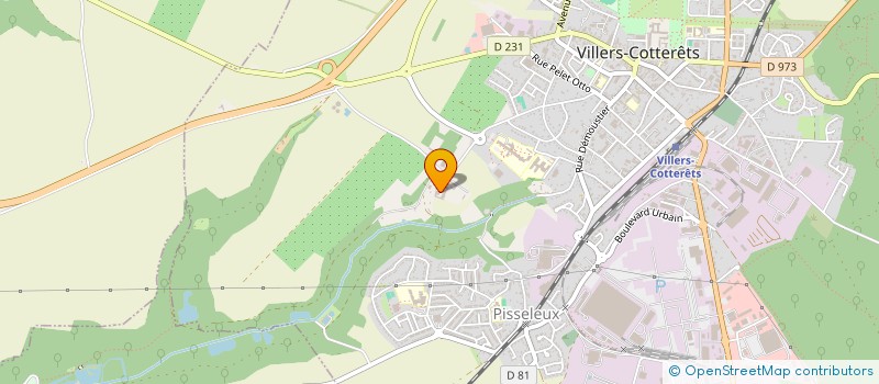 localisation de l'entreprise MADAME ISABELLE DESOUCHE  VILLERS-COTTERETS