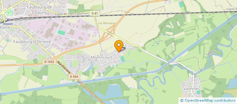 localisation de l'entreprise MADAME ISABELLE DESPRAT  MORLINCOURT