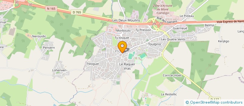 localisation de l'entreprise MADAME ISABELLE DESSE  PLOEREN