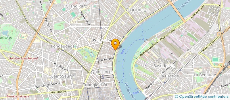 localisation de l'entreprise MADAME ISABELLE DESTOUESSE à BORDEAUX