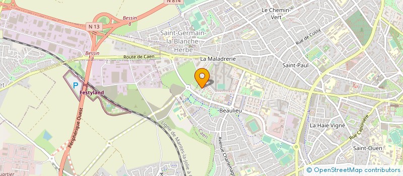 localisation de l'entreprise MADAME ISABELLE DESVAUX à CAEN