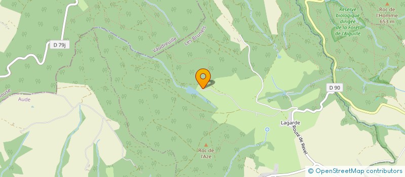 localisation de l'entreprise MADAME ISABELLE DETRAZ  LES BRUNELS