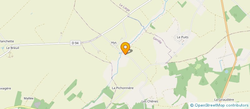 localisation de l'entreprise MADAME ISABELLE DEVAUCHELLE  GENILLE