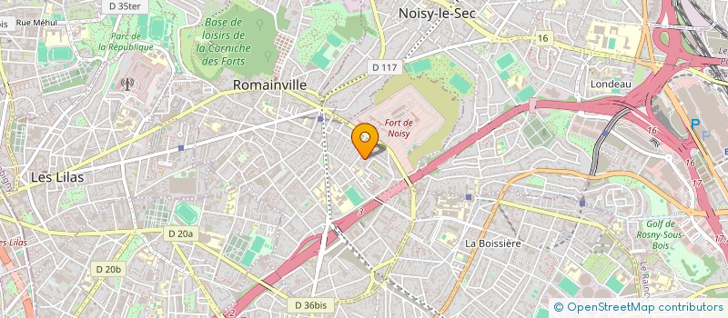localisation de l'entreprise MADAME ISABELLE DEVIGNE à ROMAINVILLE