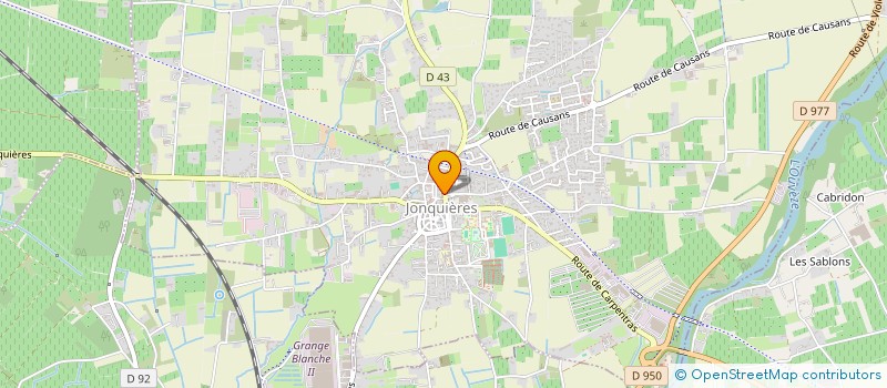 localisation de l'entreprise MADAME ISABELLE DEVINE  JONQUIERES