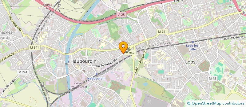 localisation de l'entreprise MADAME ISABELLE DEVULDER  HAUBOURDIN