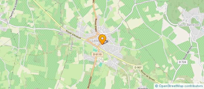 localisation de l'entreprise MADAME ISABELLE DEWASMES  LEDIGNAN