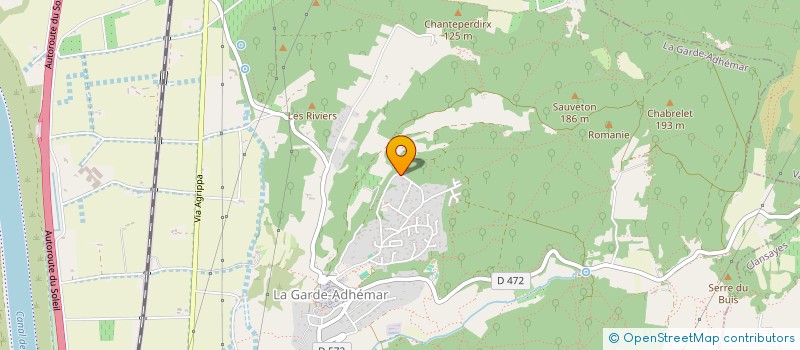 localisation de l'entreprise MADAME ISABELLE DI NATALE  LA GARDE-ADHEMAR