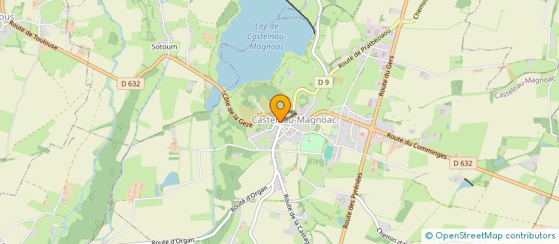 localisation de l'entreprise MADAME ISABELLE DIAS  CASTELNAU-MAGNOAC