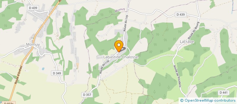 localisation de l'entreprise MADAME ISABELLE DIAZ  LABASTIDE-CHALOSSE