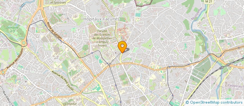 localisation de l'entreprise MADAME ISABELLE DIAZ à MONTPELLIER