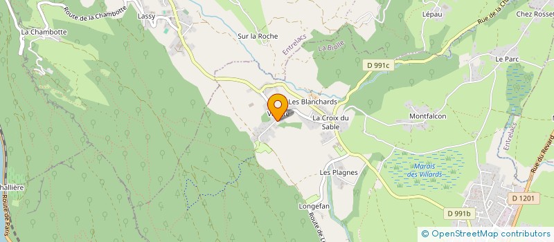 localisation de l'entreprise MADAME ISABELLE DIDIENNE à LA BIOLLE
