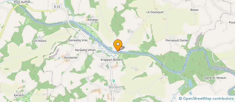 localisation de l'entreprise MADAME ISABELLE DIDOU à ROSTRENEN