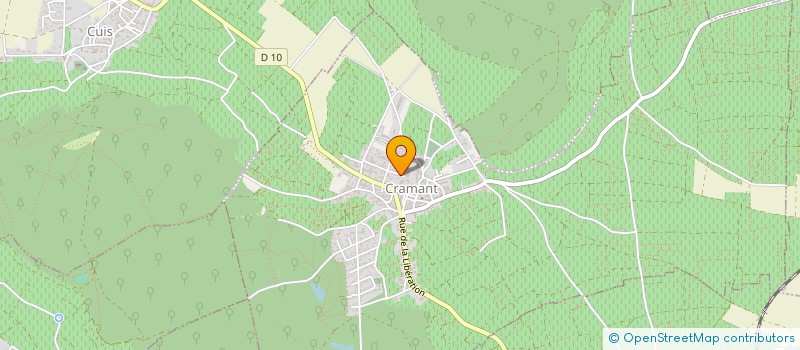 localisation de l'entreprise MADAME ISABELLE DIEBOLT à CRAMANT