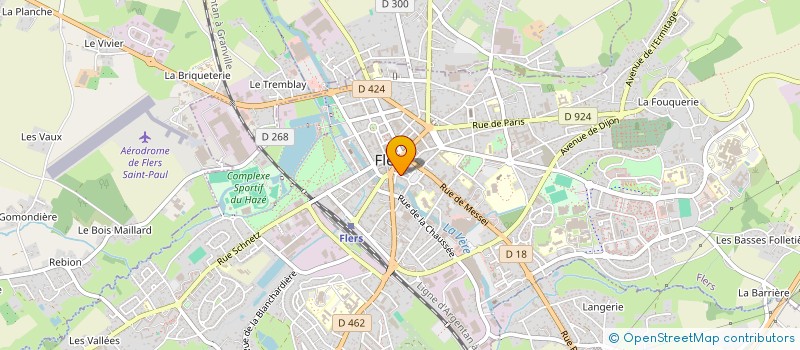 localisation de l'entreprise MADAME ISABELLE DIEULAFAIT à FLERS
