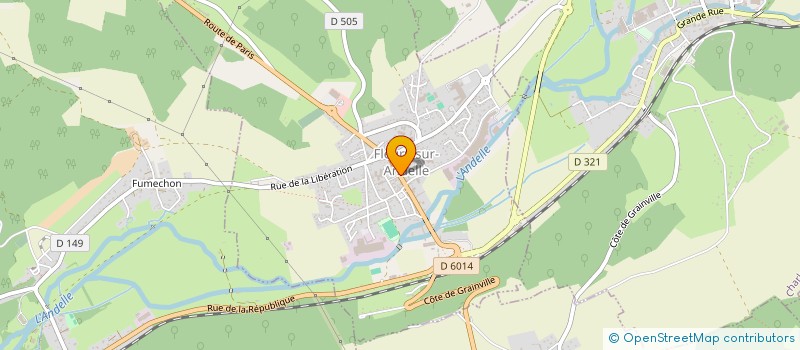 localisation de l'entreprise MADAME ISABELLE DIEULOIS  FLEURY-SUR-ANDELLE