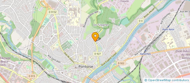 localisation de l'entreprise MADAME ISABELLE DIFFRE  PONTOISE