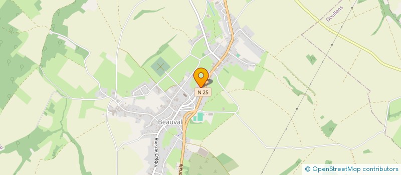 localisation de l'entreprise MADAME ISABELLE DOLE  BEAUVAL