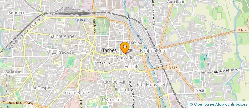 localisation de l'entreprise MADAME ISABELLE DOME  TARBES