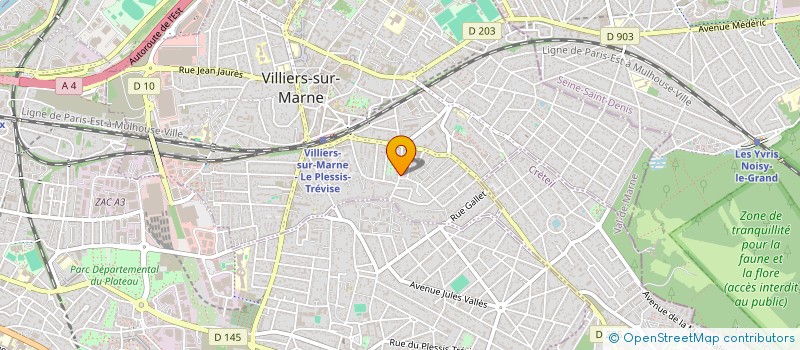 localisation de l'entreprise MADAME ISABELLE DOMINGUES à VILLIERS-SUR-MARNE