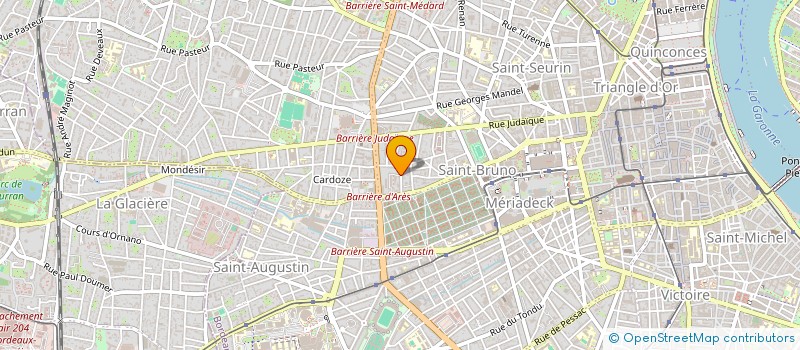 localisation de l'entreprise MADAME ISABELLE DONAT  BORDEAUX