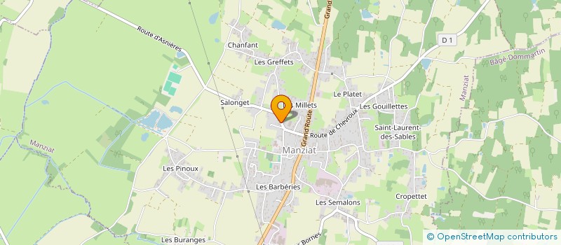 localisation de l'entreprise MADAME ISABELLE DONGUY à MANZIAT