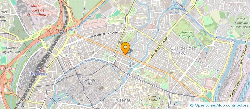 localisation de l'entreprise MADAME ISABELLE DORAI à STRASBOURG