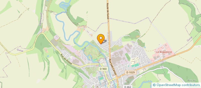 localisation de l'entreprise MADAME ISABELLE DORCHIES  GUISE