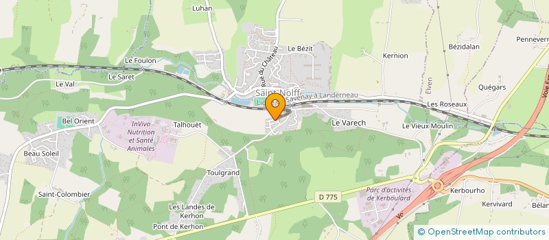 localisation de l'entreprise MADAME ISABELLE DORMONT  SAINT-NOLFF