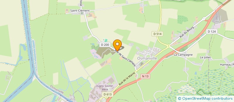 localisation de l'entreprise MADAME ISABELLE DORNES  OSMANVILLE