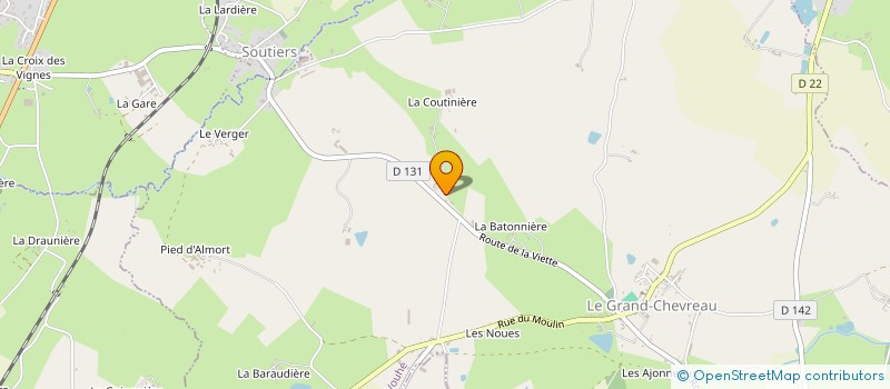 localisation de l'entreprise MADAME ISABELLE DOSSIN à LA BOISSIERE EN GATINE