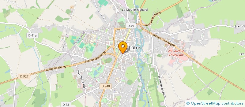 localisation de l'entreprise MADAME ISABELLE DOTTE à LA CHATRE