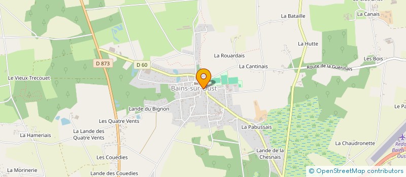 localisation de l'entreprise MADAME ISABELLE DOUET  BAINS-SUR-OUST