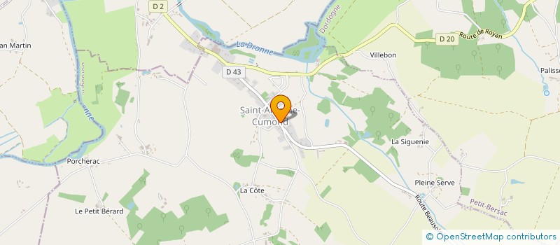 localisation de l'entreprise MADAME ISABELLE DOYEN  SAINT PRIVAT EN PERIGORD