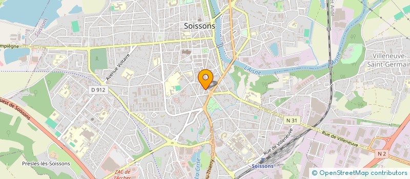 localisation de l'entreprise MADAME ISABELLE DRANCOURT à SOISSONS
