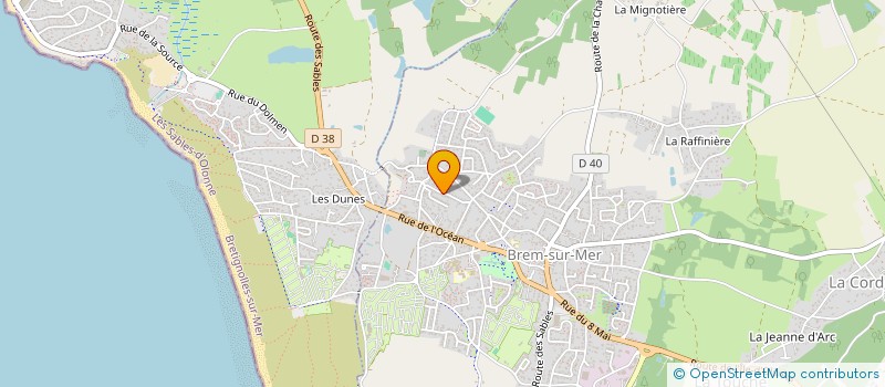 localisation de l'entreprise MADAME ISABELLE DRAPEAU à BREM-SUR-MER