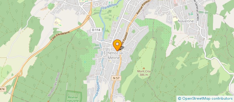 localisation de l'entreprise MADAME ISABELLE DRAPIER  AUXON