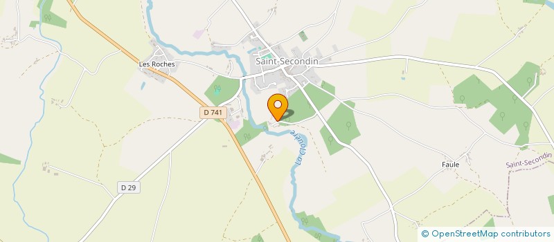 localisation de l'entreprise MADAME ISABELLE DROIN  SAINT-SECONDIN